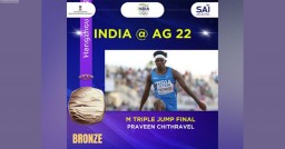 Asian Games: India’s Praveen Chitravel wins bronze in Triple Jump